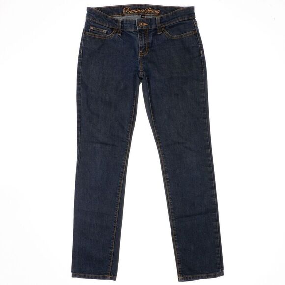 Gap Premium Skinny Jeans Size 4 Womens Low Waist Blue Denim Measures 29 x 28 - Picture 1 of 8
